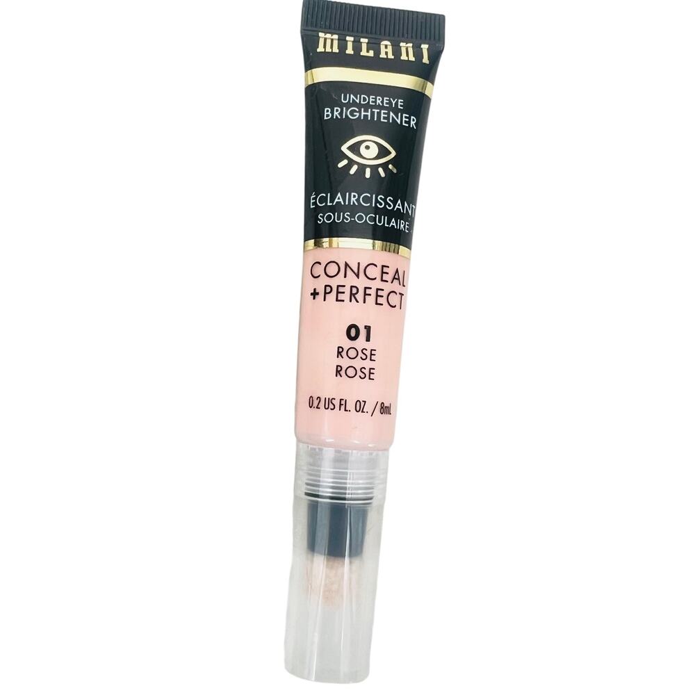 MILANI Undereye Brightener Conceal + Perfect #01 Rose 0.2 Fl Oz Factory Sealed